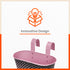 DIA Hanging Metal Pot Holders / Planters for Home / Balcony / Garden | Blush - Set of 5